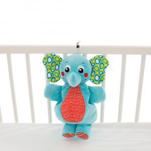 عروسک موزيکال فيل مناسب برای کنار تخت پلی گرو playgro