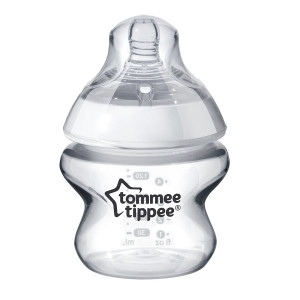 شیشه شیر تامی تیپی tommee tippee مناسب +0 ماه 150 میلی لیتر 
