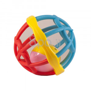 جغجغه مدل توپ (آبی-قرمز) (اسباب بازی)