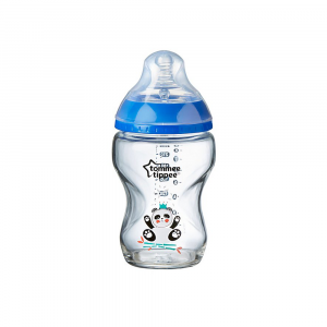 شیشه شیر تامی تیپی پیرکس +0 ماه 250 میلی لیتر-آبی