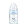 شیشه شیر ناک Nuk پیرکس 120 میلی لیتر (رنگ آبی)