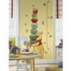 استیکر دیواری اتاق کودک روم میتس roommates - طرح pooh همراه با چارت رشد قد 