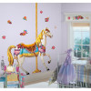 استیکر دیواری اتاق کودک روم میتس roommates طرح Carousel Horse