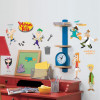 استیکر دیواری اتاق کودک روم میتس roommates طرح Phineas and Ferb
